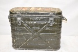 US 1982 Military Metal Lined Ammo Crate