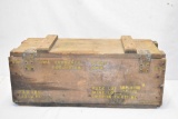 WW11 US Plant Iowa Fuse Mine Lot Wooden Crate