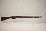 Gun. Argentine Model 1891 7.65 x 53 cal. Rifle