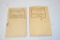 WW2 Thompson Sub Machine & Browning M1919 Manuals