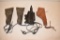 Four Leather US Holsters