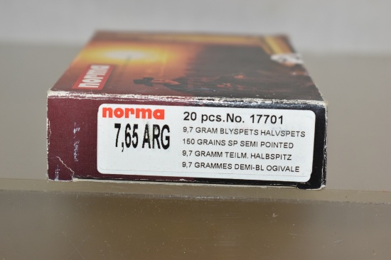 Ammo. 7.65 ARG. 20 Rds