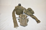 US Military Belt ,Canteen & Ammo Pouches.