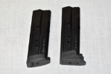 Two Sig Sauer 9 MM. 12 Rd. Magazines