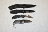 Four Folding Pocked Knives