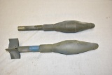 Two Deactivated DeWat Rocket / Missles