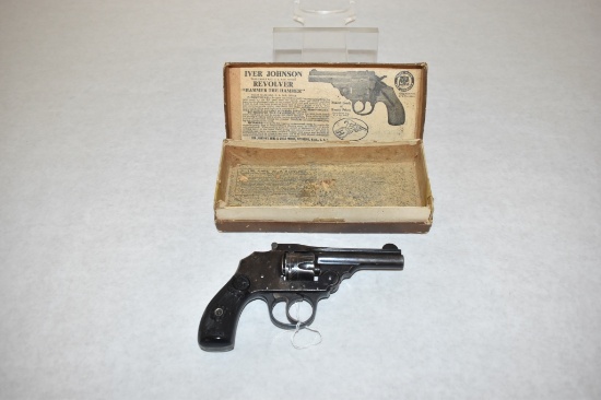 Gun. Iver Johnson Safety Hammerless 32cal Revolver