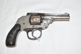 Gun. Iver Johnson Safety Hammerless 32 cal Revolvr