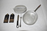 US Military Cookware Mess kit & Shoulder Stripes