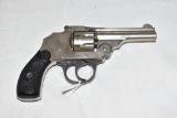 Gun. Iver Johnson Safety Hammerless 22cal Revolver