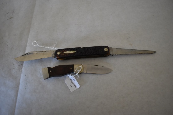 Western Two Folding Blade Knives