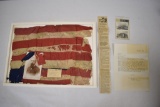 US Military Items Union Flag, & WWII Photo