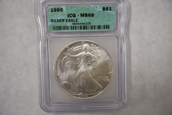 American Eagle Silver Dollar-1995