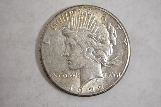 Peace Silver Dollar-1922-S