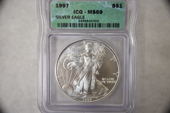 American Eagle Silver Dollar-1997