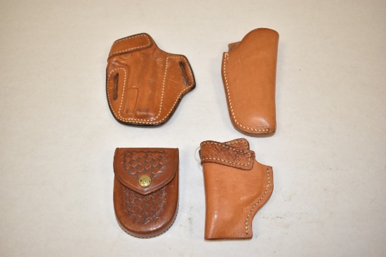 Four Leather Holsters.