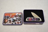 Collectible Dale Earnhart Folding Knife & Tin.