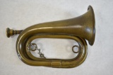 US Frank Holton & Co 4 Military Brass Bugle