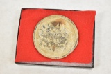 Metal Medallion with Eagle