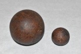 Two Cannon Balls.