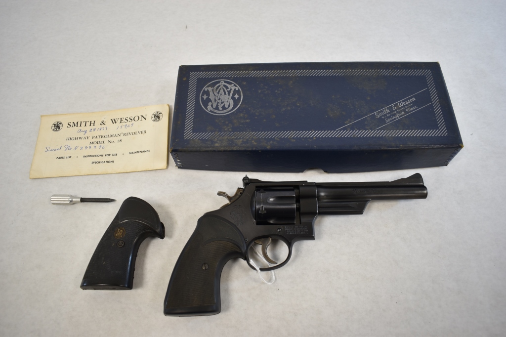 Gun. S&W 28-2 Highway Patrol 357 mag cal Revolver | Proxibid