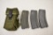 Three AR15/M16 Magazines & US Canvas Holder.