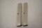 Two Taurus 9 MM 30 Rd Magazines.