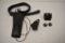 Belted Leather Holster, 2 Speed Loaders Model 10A & Case.