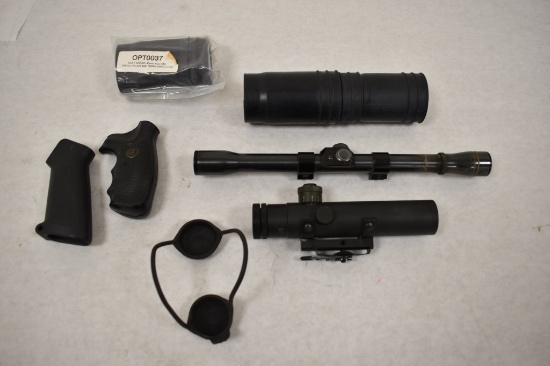 Two Scope, Four Soft Shades & Two Grips.