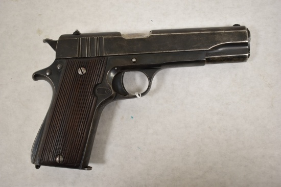 Gun. Argentine Model 1927 11.25 mm (45) cal Pistol