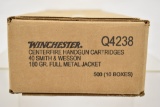 Ammo. 40 S&W. 500 RDS.