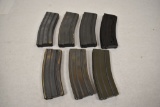 Seven  AR 15 Rd. Magazines