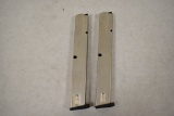Two Taurus 9 MM 30 Rd Magazines.