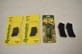 Four Remington 22 5 Rd & One 10 Rd Magazine Clips