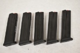 Five German H&K  9 x 19C 15 Rd P30 Magazines