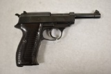 Gun. German AC 41 Nazi Marked P38 9 mm Pistol