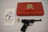 Gun. Ruger Mark II Fifty Year 22 cal Pistol
