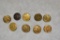 Nine Eagle Shield Military Buttons