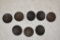 Eight Military Uniform Buttons