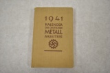 German. Book. Metal Workers Union Guide