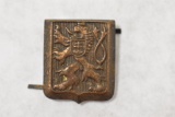 Czech. WWI/WWII Enlisted Cap Badge