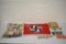 Assorted WW2 German Memorabilia State Service Flag, Belt Buckle, Badges, Patches, Photos & More