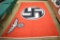 WW2 German Flag, Kriegsmarine Cap Tally, Breast Eagle, Insignia Patch & Photo. Size 110