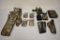 Assorted Gun Accessories: Holsters, Padded Knee Gun Rest & Gander MTN Face Masks