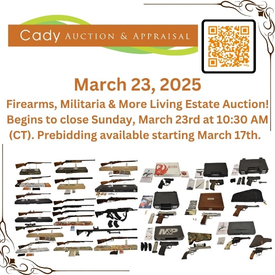 March 23 Firearm & Militaria Timed Online Auction
