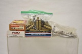Assorted Ammo & Brass: 6.5 x 55, 6.5 Jap, 220 Swift & 35 Rem