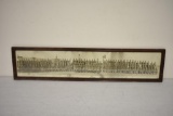 WW2 Framed Liberty Studio Camp Kearny Photo 215th Field Signal Battalion