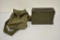 U.S. Military Ammo Can w Canvas Carry Bag