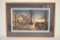 Autumn Evening by Terry Redlin, signed and numbered print with COA 1948/29500, matted and framed