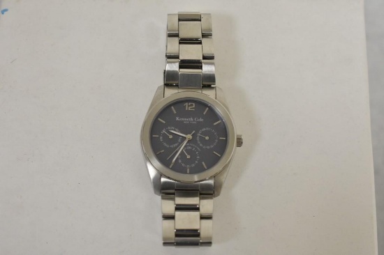 Kenneth Cole New York Wrist Watch with Blue Face